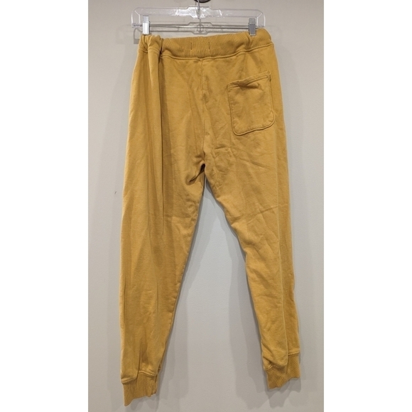 Ace Rivington Mustard Yellow Cotton Joggers Size Small - Picture 5 of 6